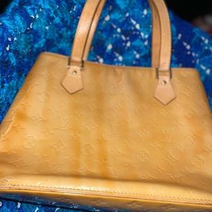 Louis Vuitton monogram Vernis yellow